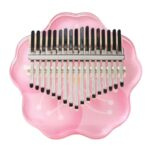 Kalimba Şeffaf Akrilik Sakura Stamen Desenli Çiçek Şekilli 21 Nota