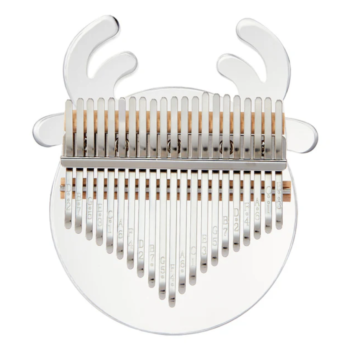 Akrilik Şeffaf Geyik Kalimba 21 Nota | Net Tonlu