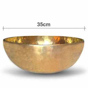 Dev El Yapımı Mat Tibet Kasesi 35cm (4kg)