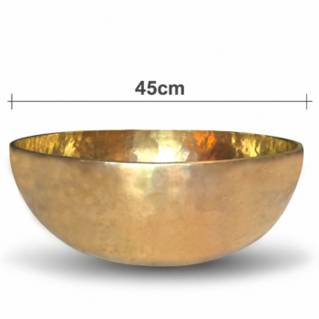 Dev El Yapımı Mat Tibet Kasesi 45cm (8kg)
