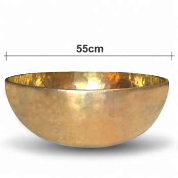 Dev El Yapımı Mat Tibet Kasesi 55cm (15kg)