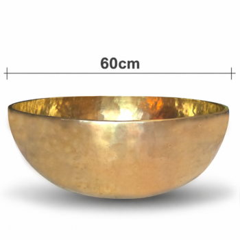 Dev El Yapımı Mat Tibet Kasesi 60cm (18kg)