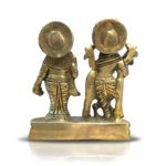 Radhe Krishna 10cm bakır heykel