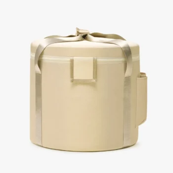 Quartz Kristal Kase Taşıma Çantası Krem 8"