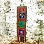Tibetan Silk Wall Hanging with Pockets