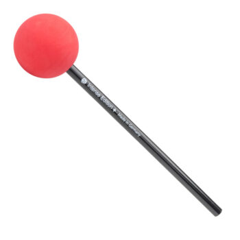 Kırmızı Top Başlı Flumi Friction Mallet Gong Ses Yaratım Tokmağı 6cm