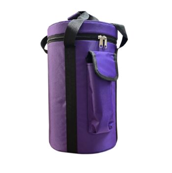 Quartz Kristal Kadeh/Holly Grail Taşıma Çantası Mor 6"