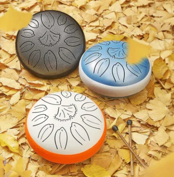 Tongue Drum Ginkgobiloba 11 Nota 6" Karbon Çelik