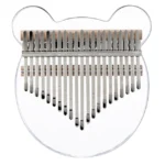 Akrilik Şeffaf Ayı Kalimba 21 Nota | Net Tonlu