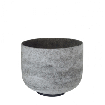 432 Hz. 4 Oktav Obsidyen Kristal Ses Kasesi 8" B/Si Tepe Çakrası