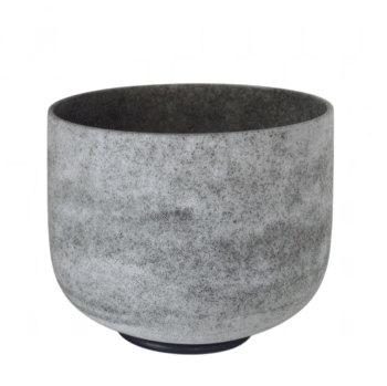 432 Hz. 4 Oktav Obsidyen Kristal Ses Kasesi 12" C/Do Kök Çakra