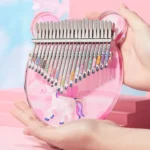 Akrilik Tek Boynuzlu At Kalimba 21 Nota Kristal Berrak Tonlu