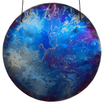 Titanium Blue Cosmo Handheld Gong | 19″/48cm