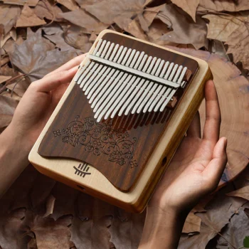 Kalimba Çift Katman 21 Tuşlu | Dinamik Tonlu Kayın ve Sapele