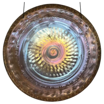 Nickel Silver Handheld Gong  | 32″/80cm