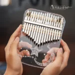 Akrilik Ay Yıldız Kalimba 21 Nota Berrak Ses