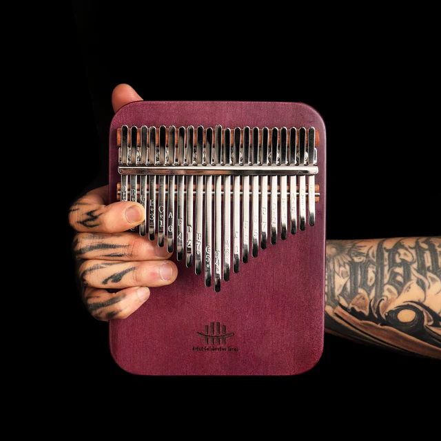 sanatçı imzalı kalimba purple heard