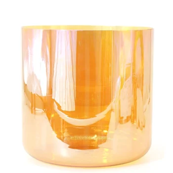 Sitrin Kozmik Işık Boğaz Çakrası Quartz Kristal Kase 8" (G/Sol)