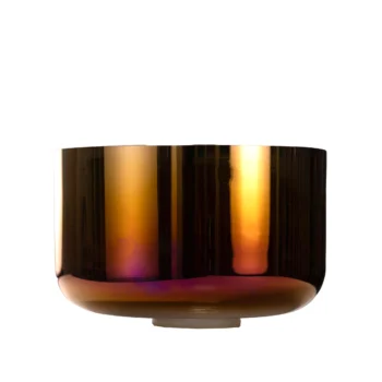 Titanyum Sakral Çakra Quartz Kristal Kase 8" (D-Re)