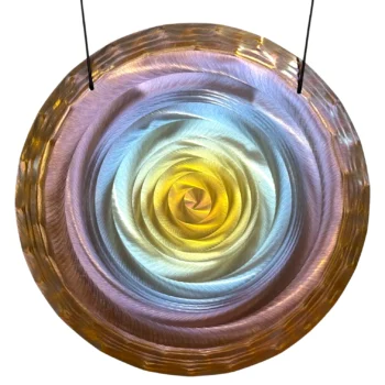 Nickel Silver Handheld Gong | 15″/40cm