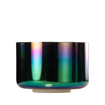 Titanyum Kalp Çakrası Quartz Kristal Kase 8" (F-Fa)